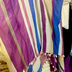 Aratta striped Pom Pom dress